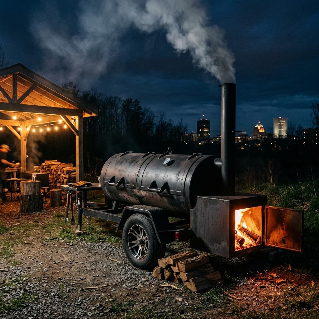 BBQ Pit Fire